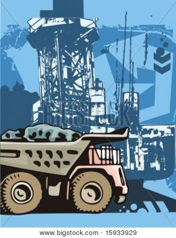 建設トラック バック グラウンド シリーズ。カントーもはるかに多くこのシリーズの私のポートフォリオをチェックします。