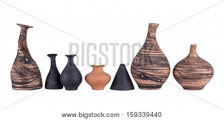 Decorative ceramic handmade decorations for the interior.