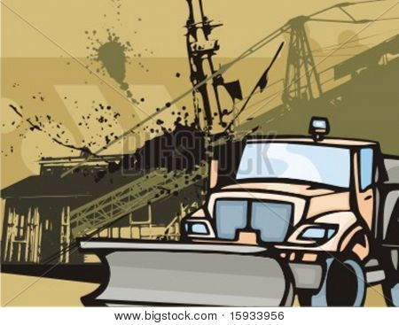 Série de fond de camion de construction. Consulter mon portfolio pour beaucoup plus de cette série ainsi que tho