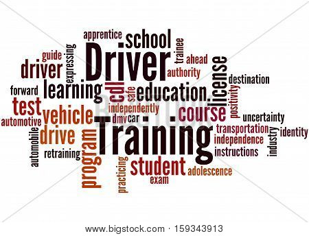 Driver Training, Word Cloud Concept 8