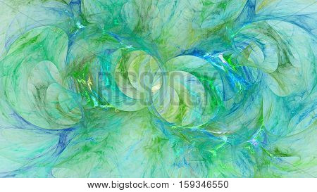 Snow Christmas ornaments glass. 3D surreal illustration. Sacred geometry. Mysterious psychedelic relaxation pattern. Fractal abstract texture. Digital artwork graphic astrology magic