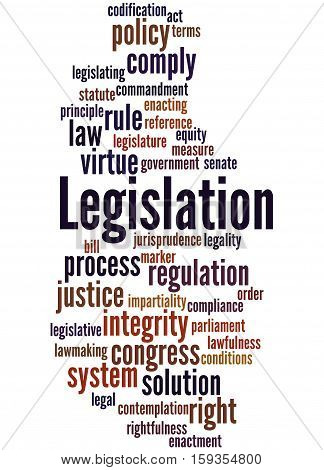 Legislation, Word Cloud Concept 7