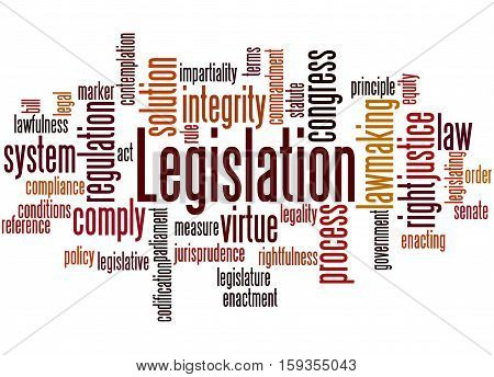 Legislation, Word Cloud Concept 9