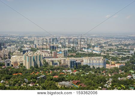 View Over Almaty Skyline