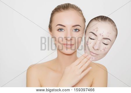 put away bad sking with pimples from face