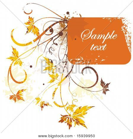Floral vector frame series. Add your text inside.