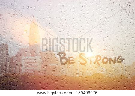 Draw Bestrong On Window