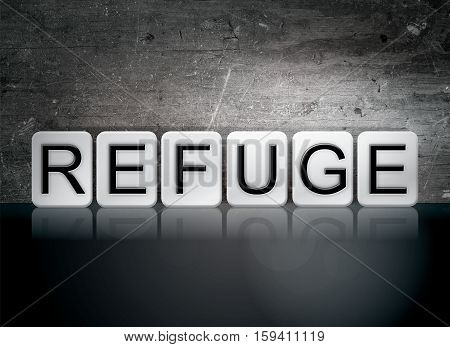 Refuge Tiled Letters Concept And Theme