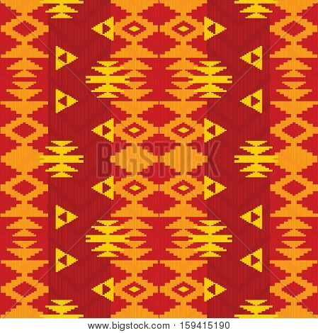 Abstract background in ethnic style seamless pattern
