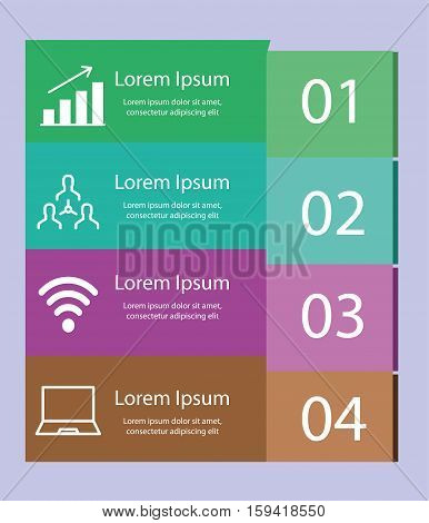 infogaphic, This design is suitable for a element web for text