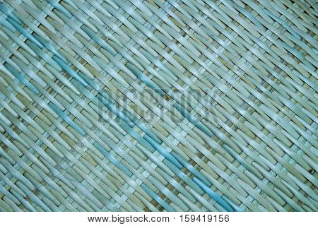 Thai asian Wickerwork interlace abstract wall background