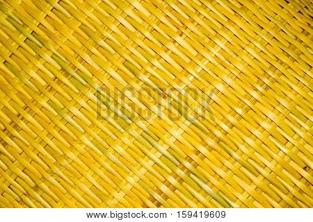 Thai asian Wickerwork interlace abstract wall background