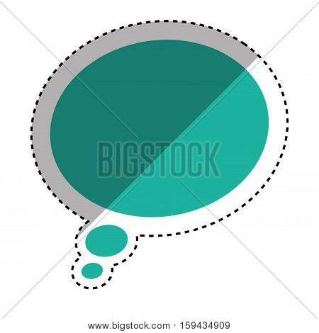 Chat bubble speakbox icon vector illustration graphic design