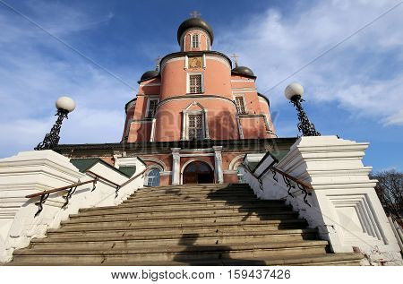 Donskoy Monastery. Medieval Russian Churches On The Territory -- Monastery Was Established In 1591 A