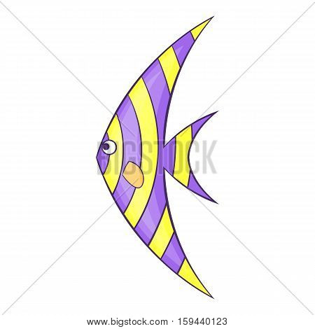 Fish zanclus icon. Cartoon illustration of fish zanclus vector icon for web