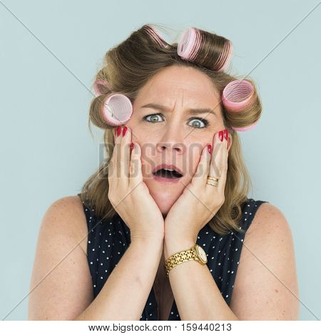 Woman Surprise Shock Stun Awful Concept