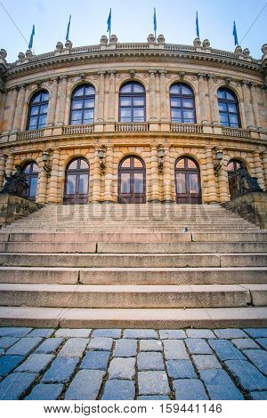 Rudolfinum music hall and art gallery in Prague.