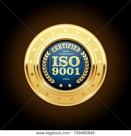 ISO 9001 standard medal - quality management