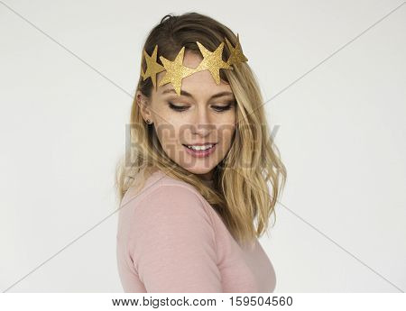 Caucasian Woman Smiling Portrait Concept