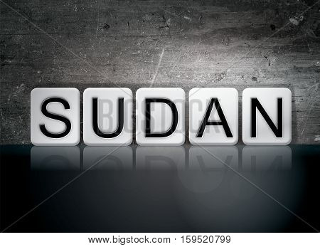 Sudan Tiled Letters Concept And Theme