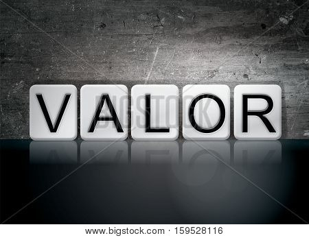 Valor Tiled Letters Concept And Theme