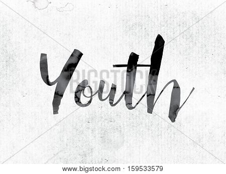 Youth Concept Painted In Ink
