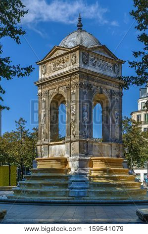 The Fontaine des Innocents is a monumental public fountain located on the place Joachim-du-Bellay in Paris France. It is the oldest monumental fountain in Paris