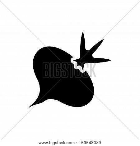 Beet Icon. Flat illustration isolated vector sign symbol