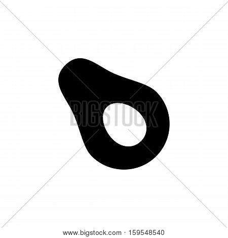 Avocado Icon. Flat illustration isolated vector sign symbol