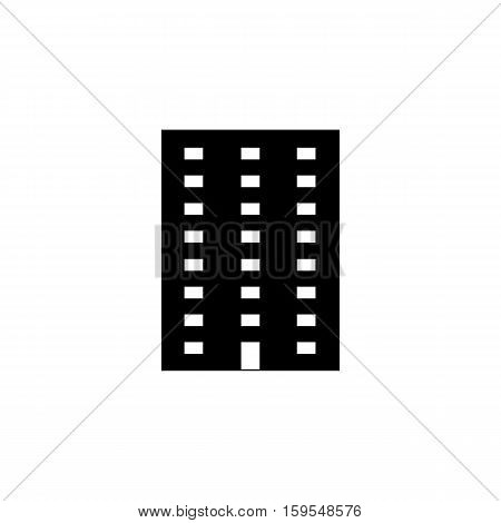 Apartment Icon. Flat illustration isolated vector sign symbol