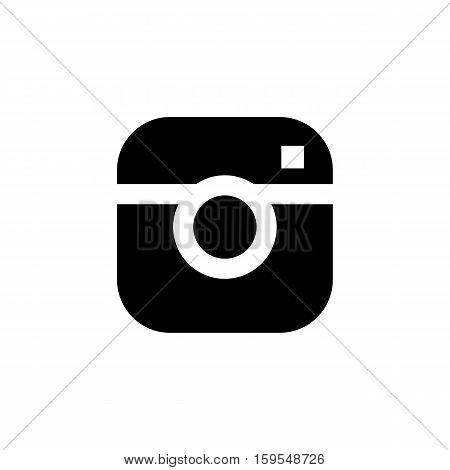 Camera Icon. Flat illustration isolated vector sign symbol