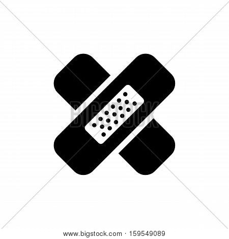 Plaster Icon. Flat illustration isolated vector sign symbol