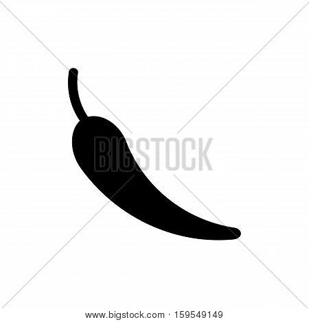 Chili pepper Icon. Flat illustration isolated vector sign symbol