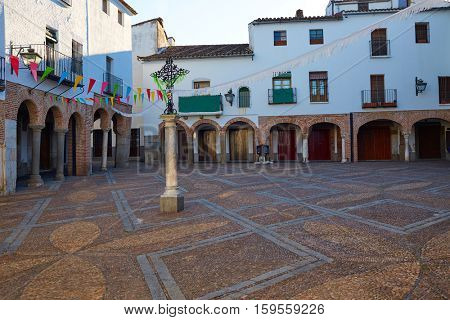 Zafra Plaza Chica in Spain Extremadura by the Via de la Plata way