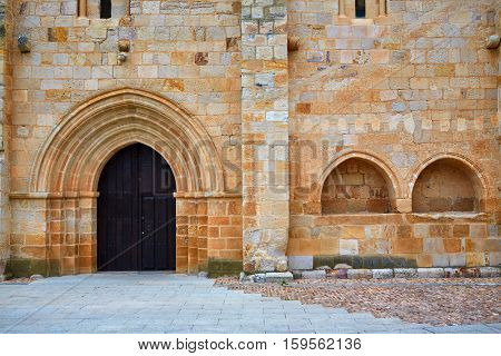 Carmen de San Isidoro church in Zamora at Spain exterior image shot from public floor