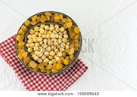 Chick Peas And  Raisins