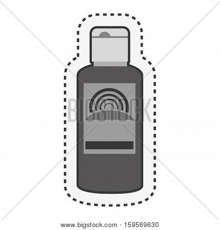 solar blocker bottle icon vector illustration design