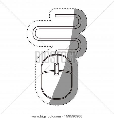 Mouse icon. Device gadget technology and electronic theme. Isolated design. Vector illustration
