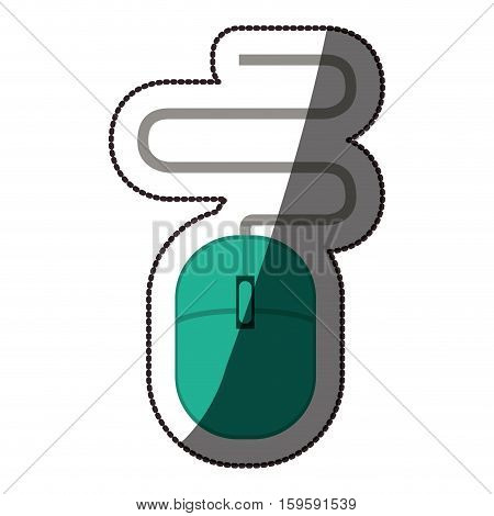 Mouse icon. Device gadget technology and electronic theme. Isolated design. Vector illustration