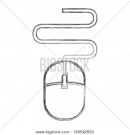 Mouse icon. Device gadget technology and electronic theme. Isolated design. Vector illustration