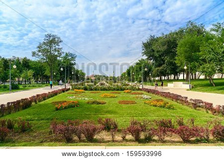 Lenin Square In Astrakhan