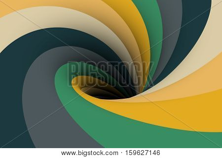 black hole multicolored background vortex 3d illustration