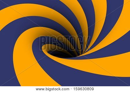 black hole multicolored background vortex 3d illustration