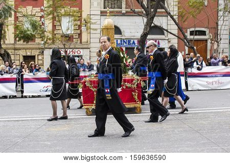 CAGLIARI, ITALY - May 1, 2016: 360 Feast of Saint Efisio - Sardinia -