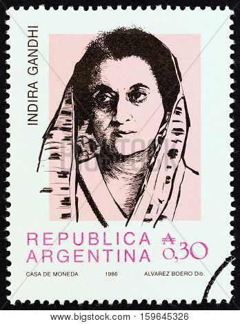 ARGENTINA - CIRCA 1986: A stamp printed in Argentina from the 