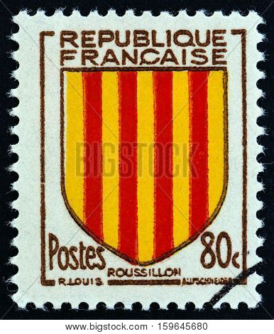 FRANCE - CIRCA 1955: A stamp printed in France from the 