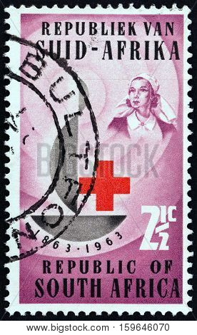 SOUTH AFRICA - CIRCA 1963: A stamp printed in South Africa from the 