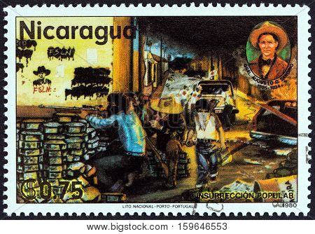 NICARAGUA - CIRCA 1980: A stamp printed in Nicaragua from the 