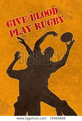 rugbyspiller hoppe fange bolden i lineout