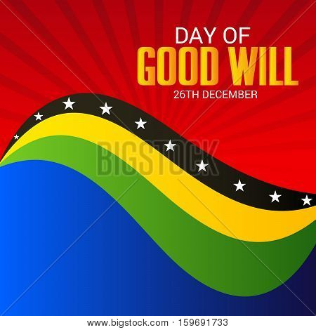 illustration of a Banner For Day of Good Wil.